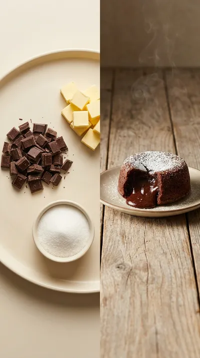 Cottage Cheese Lava Cake - ready to serve