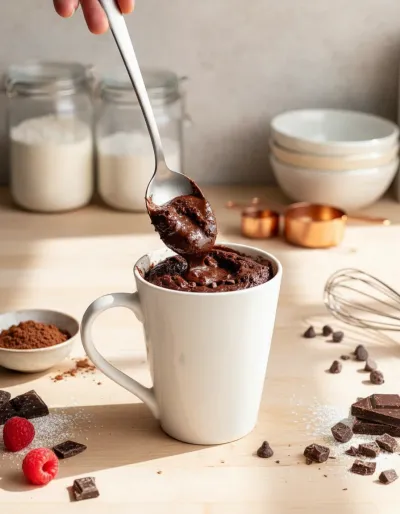 1 Minute Easy Desserts: Low Calorie Recipe - cooking process