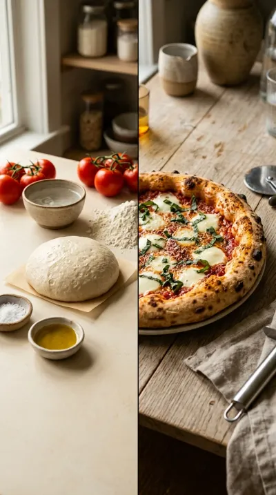Sourdough Pizza Crust – Crispy Chewy Tangy Dough - ready to serve