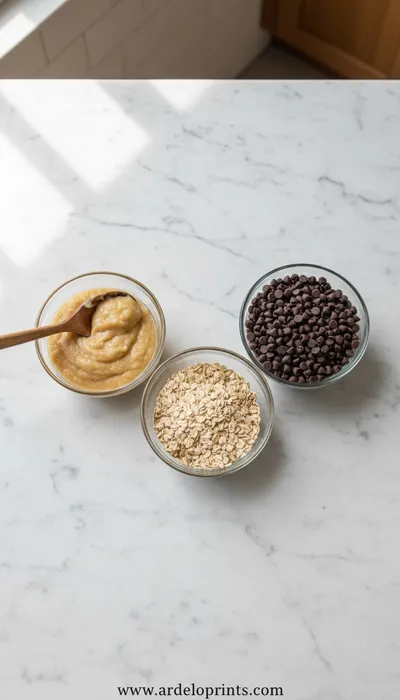 3 Ingredient Cookies - cooking process