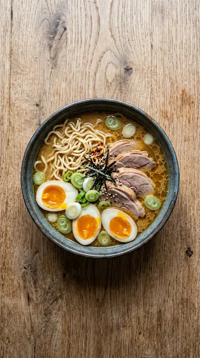 Quick Chicken Ramen Bowls - cooking process