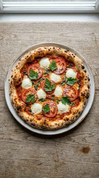 Sourdough Pizza Crust – Crispy Chewy Tangy Dough - cooking process