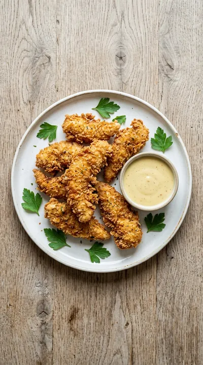 Buttermilk Chicken Tenders – Air Fryer or Fried - cooking process