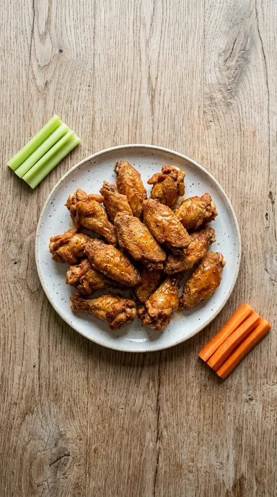 Extra Crispy Baked Chicken Wings - cooking process