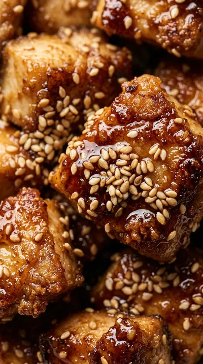 Sticky Sesame Chicken – Quick & Easy Dinner - ingredients preparation