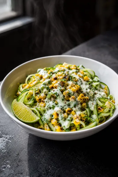 Street Corn Creamy Cucumber Salad