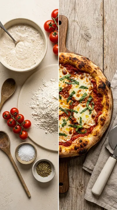 Easy Sourdough Discard Pizza Crust - ready to serve
