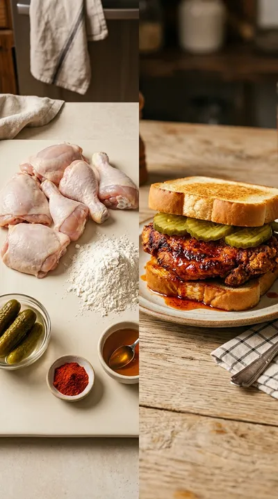 Nashville Hot Chicken Sandwich – Oven or Fried - ready to serve