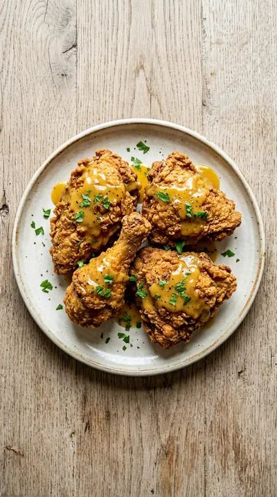 Crispy Buttermilk Southern Fried Chicken - cooking process