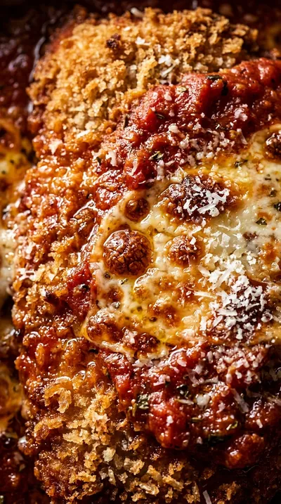 Crispy Chicken Parmesan Restaurant Style - ingredients preparation