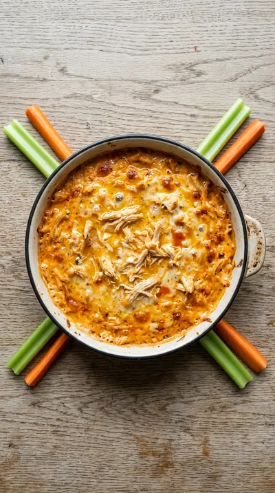 Hot Buffalo Chicken Dip – Bubbly Game Day Appetizer - cooking process