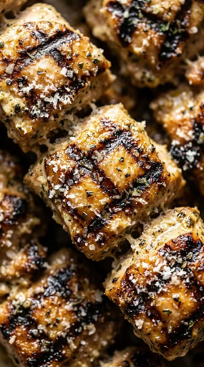 Grilled Greek Chicken Souvlaki Skewers - ingredients preparation