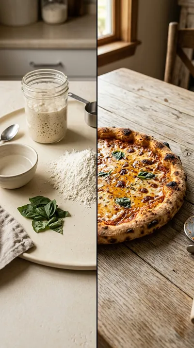 Best Sourdough Discard Pizza Dough for Pizza Night - ready to serve
