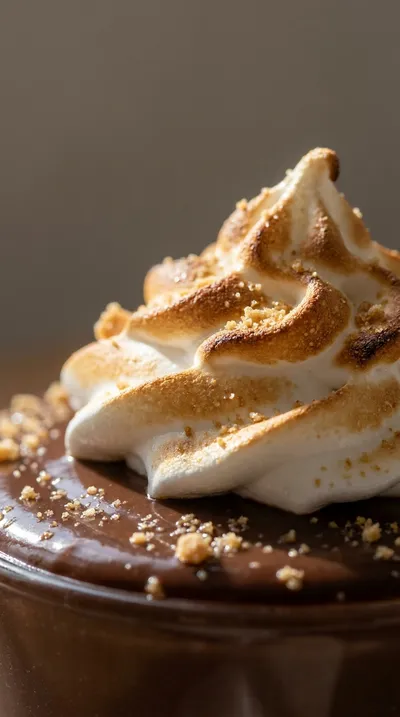 No Bake S'mores Pudding Cups - ingredients preparation