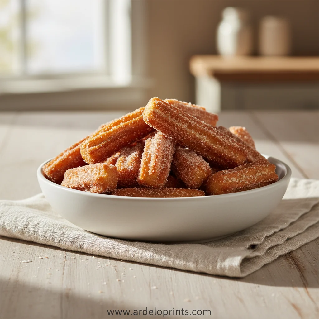 Healthy Air Fryer Churro Bites - feature image