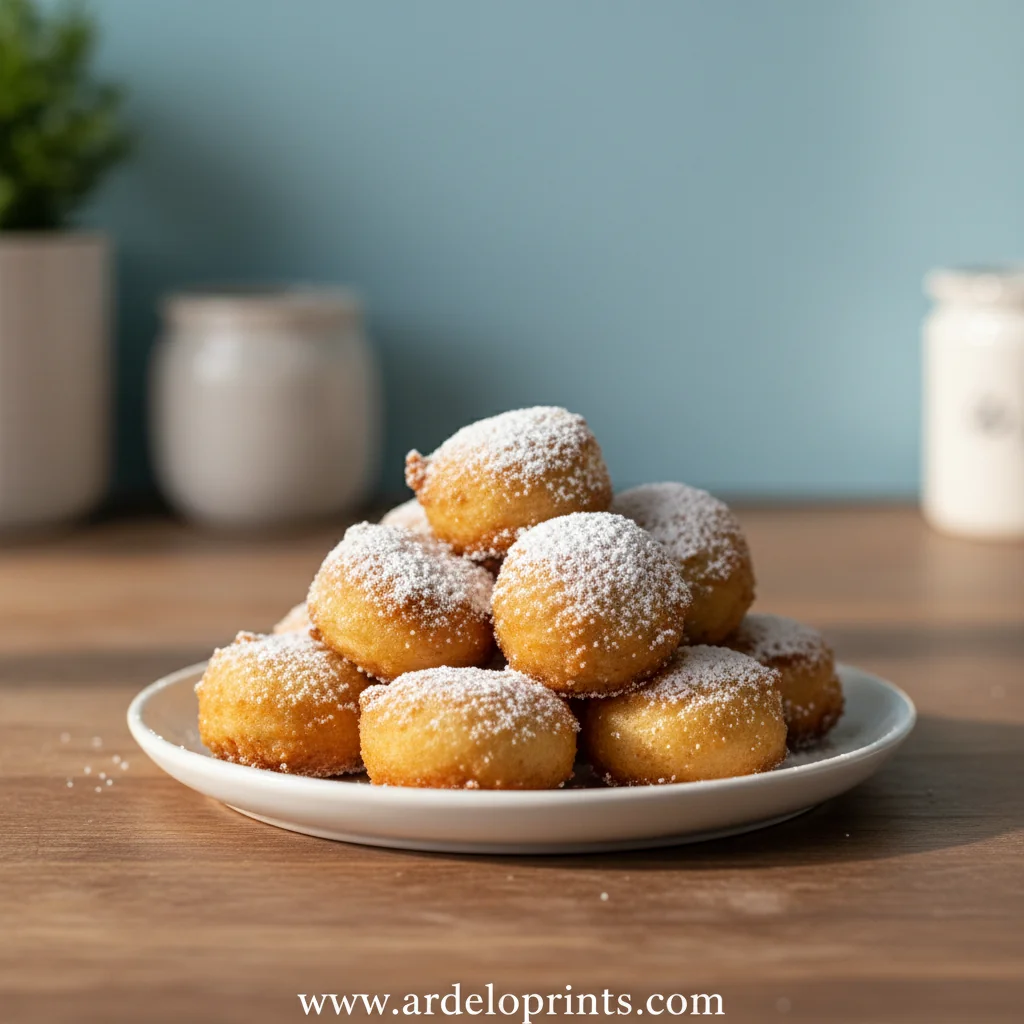 Apple Fritter Bites Recipe - feature image