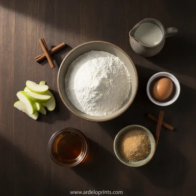 Easy Apple Pancakes Recipe - cooking process