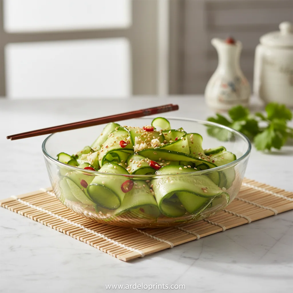 Asian Cucumber Salad - feature image