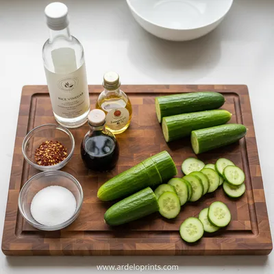 Asian Cucumber Salad – 5‑Ingredient Simple Recipe - cooking process