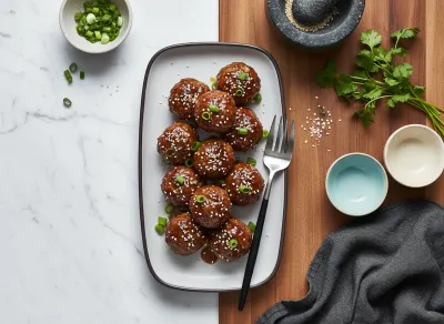 Asian Meatballs Crockpot: Easy Recipe - ready to serve