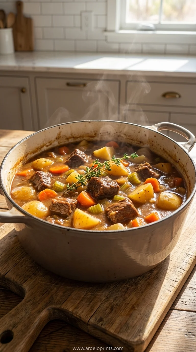 One-Pot Autumn Beef Stew: Cozy Fall Dinner Recipe - feature image