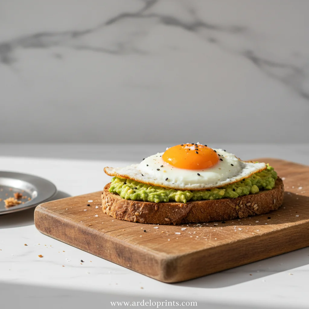 Avocado Egg Toast Recipe - feature image