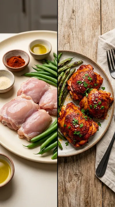 Best Oven Baked Boneless Skinless Chicken Thighs - ready to serve