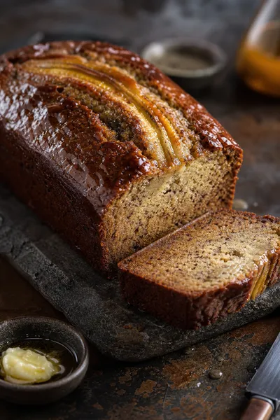 Moist Banana Bread – Super Soft & Foolproof - ingredients preparation