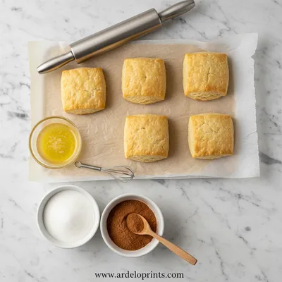 Easy Baked Churro Bites - cooking process