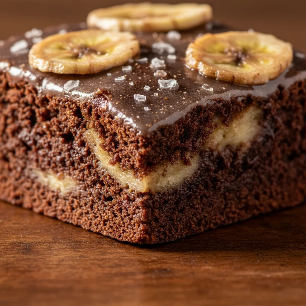 Banana Bread Brownies - Moist Sweet Twist - feature image