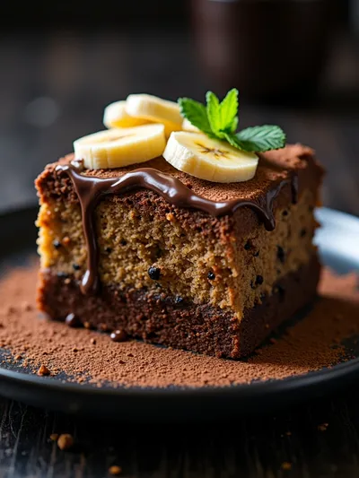 Delicious Banana Bread Brownies Recipe - cooking process