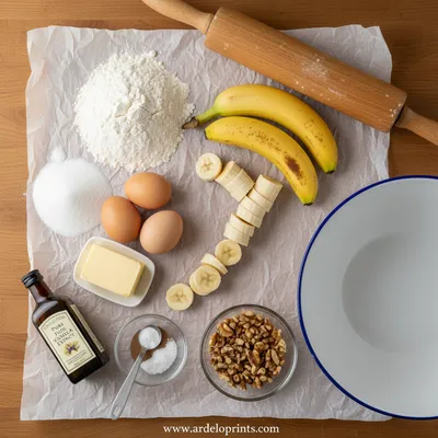 Best Banana Bread Recipe - ingredients preparation