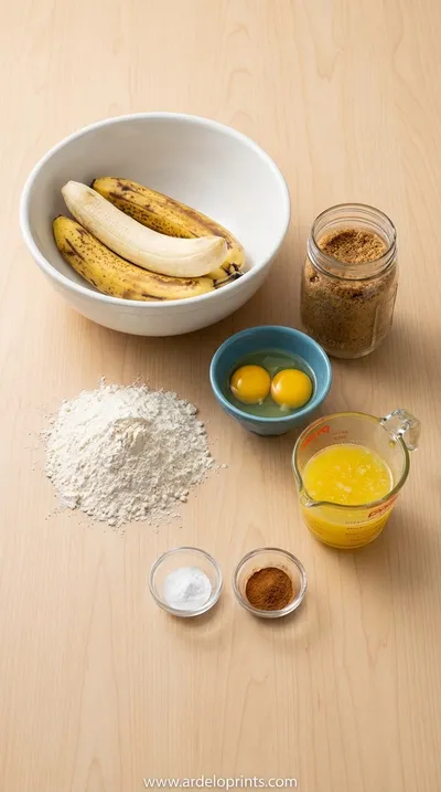 Ultra Moist Banana Bread Recipe: Easy Homemade Treat - ingredients preparation