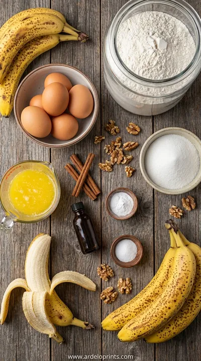 Banana Bread Bliss: Moist Recipe You'll Love - ingredients preparation