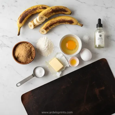 Easy Banana Bread Recipe - cooking process