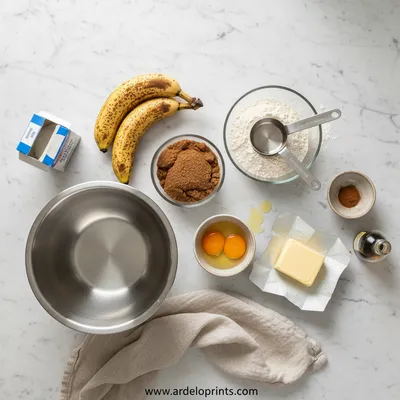Starbucks Copycat Banana Bread - cooking process