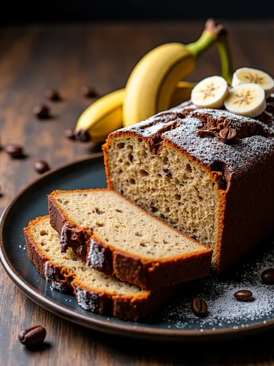 Moist Banana Coffee Cake - cooking process