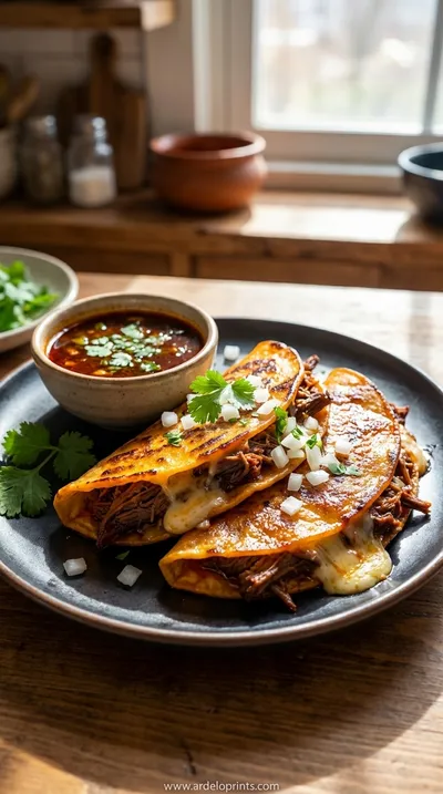 Crock Pot Birria Tacos Recipe: Easy & Delicious - ready to serve