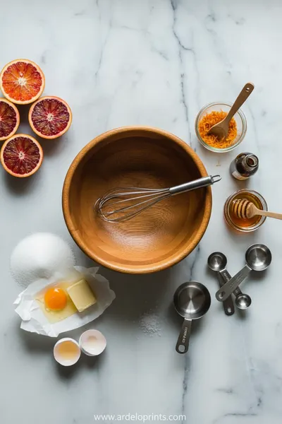 Blood Orange Loaf Cake Recipe - cooking process