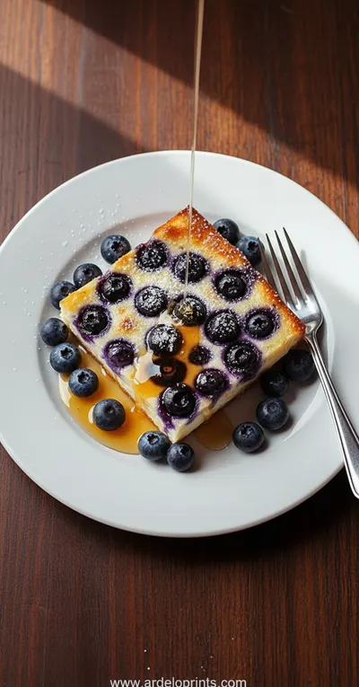 Blueberry Cottage Cheese Breakfast Bake Recipe - ready to serve