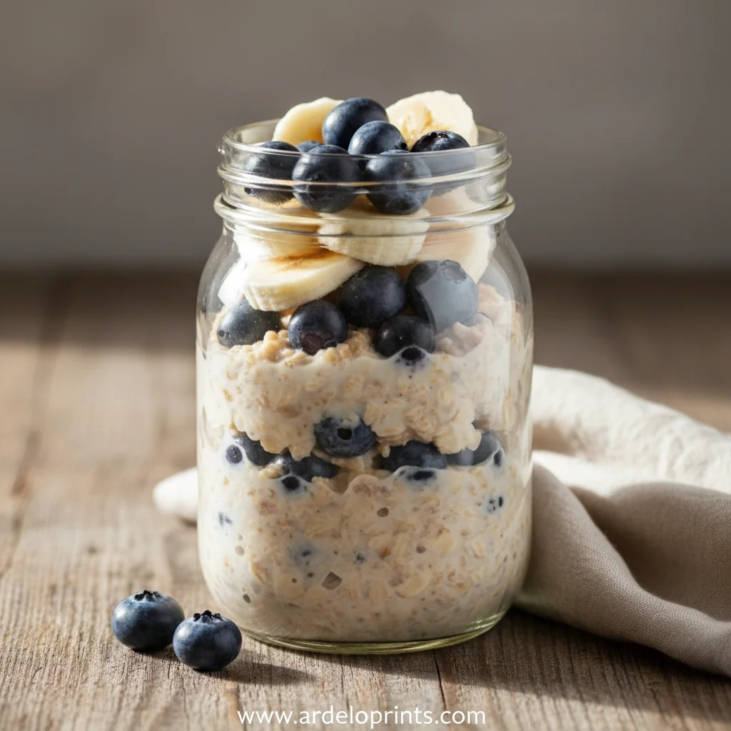 Blueberry Overnight Oats - feature image