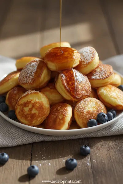 Easy Breakfast Pancake Poppers Recipe - ready to serve