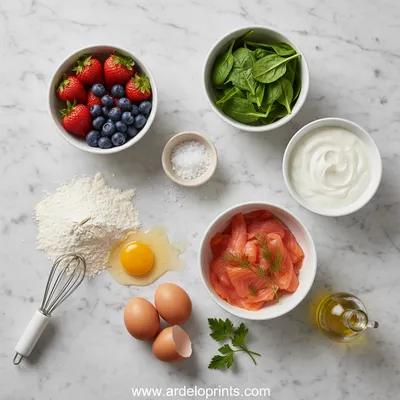 Effortless 1 Hour Brunch Party Ideas That Wow Guests - ingredients preparation