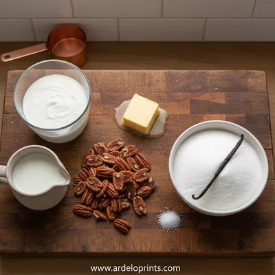 Butter Pecan Ice Cream Recipe - cooking process