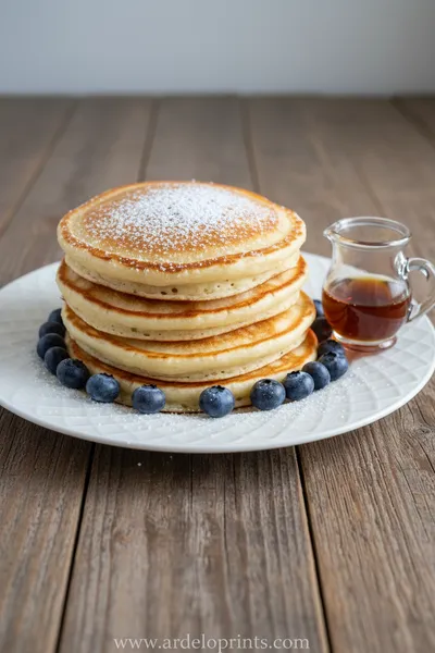 Buttermilk Pancakes Recipe - ready to serve