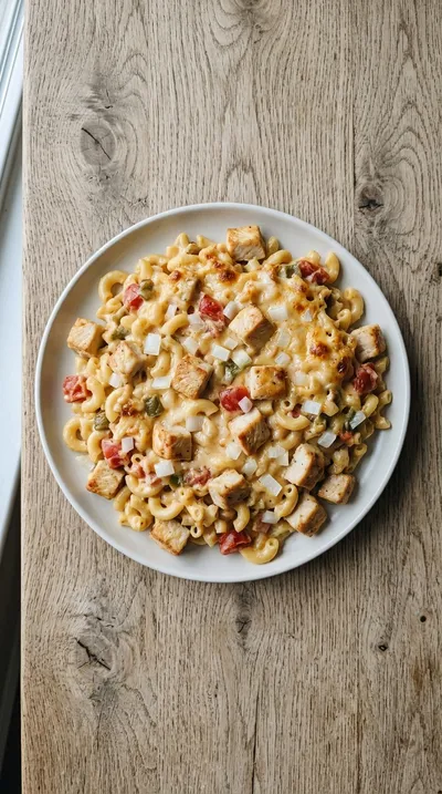Cheesy Chicken Spaghetti Casserole - cooking process