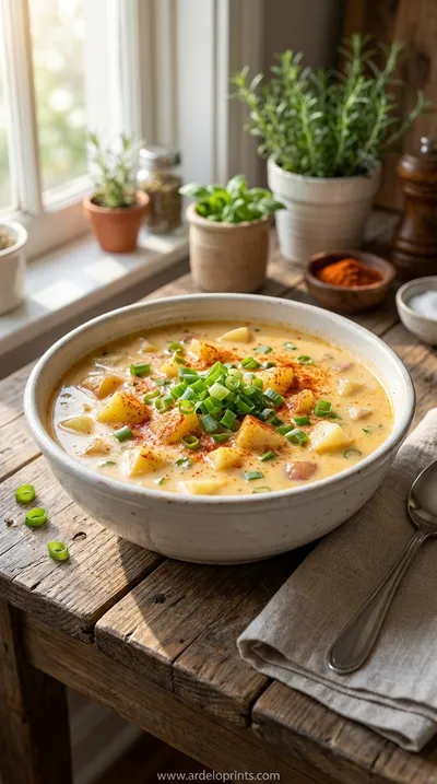 Cajun-Style Creamy Potato Soup: Warm Comfort Recipe