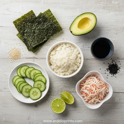 California Roll Cucumber Salad – Easy Fresh Recipe - cooking process