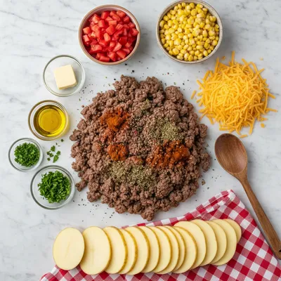 Cattle Drive Casserole – Easy Meal - cooking process