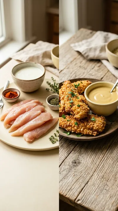 Buttermilk Chicken Tenders – Air Fryer or Fried - ready to serve
